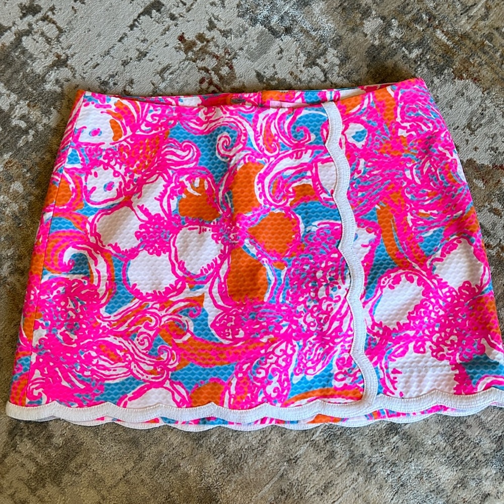 NWT Lilly Pulitzer skirt for golf or fun! Sz 10.
